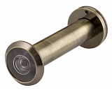 Глазок дверной FUARO DVZ4, 16/200/70x130 (оптика пластик, угол обзора 200) AB Бронза